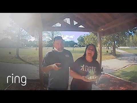 Special Birthday Delivery via Ring Video Doorbell! | RingTV