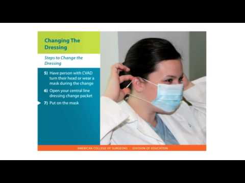 Central Lines Skills: Changing the Dressing