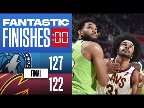 Final 1:09 WILD ENDING Cavaliers vs Timberwolves video clip