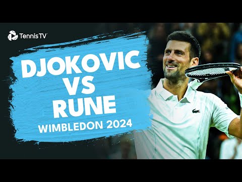 Novak Djokovic vs Holger Rune Highlights | Wimbledon 2024