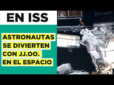 Astronautas replican Juegos Olímpicos en el espacio