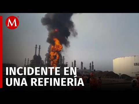 Se registra explosión en Refinería de Minatitlán por falla en una termoeléctrica