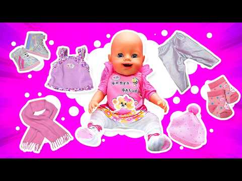 New clothes for the doll from the nanny for walks and play.