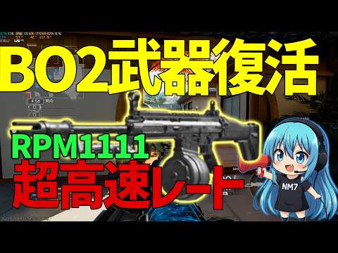 【CoD:BO7】BO2武器HAMR復活!!超高速連射1111RPMのLMG使ってみた結果
