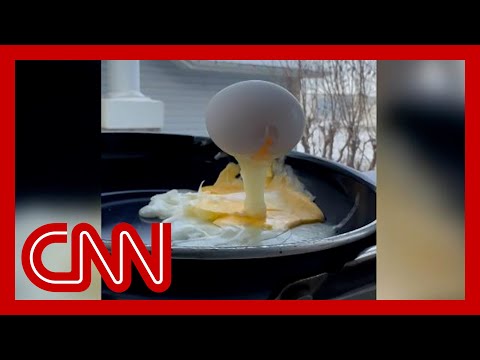 Man's cold weather experiments go viral