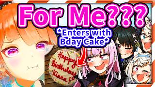 Calli and Advent Raided Kiara's Room IRL to Give Her a Birthday Surpri