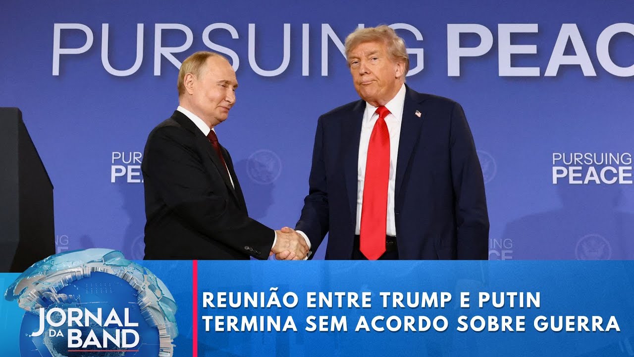 Reunião entre Trump e Putin termina sem acordo sobre guerra na Ucrânia