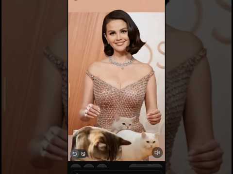Selena #dance with cats #film #selenagomez #viral #fyp #india #makeup #cat #song #hit #beauty