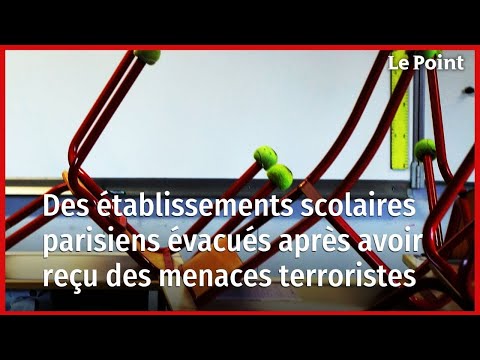 Des établissements scolaires parisiens évacués après avoir reçu des menaces terroristes