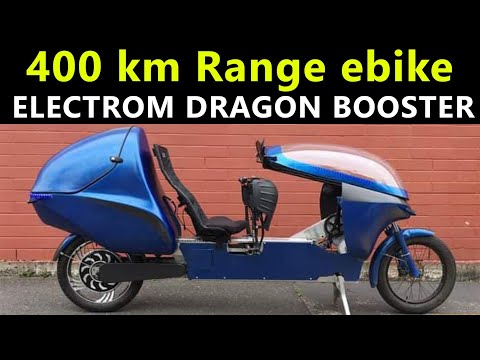 400 km Range eBike made in Canada - Dragon Booster Electrom