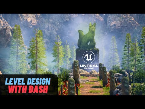 Create Fox Shrine Level With Dash - Free Tree Models For UE5