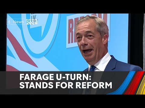 Nigel Farage to stand in general election - and becomes Reform UK leader