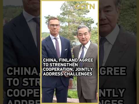 China, Finland agree to strengthen cooperation, jointly address challenges