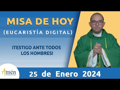 Misa de Hoy Jueves 25 de Enero 2024 l Padre Carlos Yepes l Eucaristía Digital l Católica l Dios