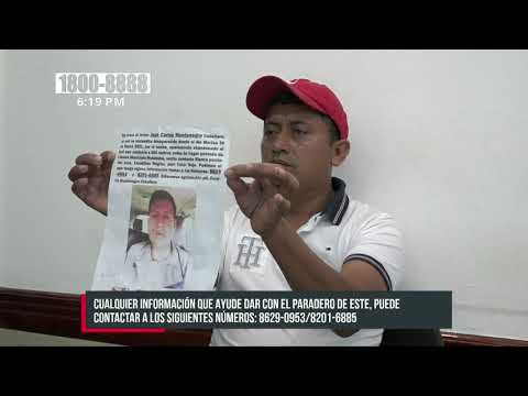 Nicaragua: Sujeto busca desesperado a su hermano Juan Carlos Montenegro