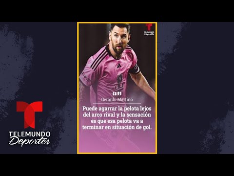 ¡Le llueven elogios a Leo Messi!  | Telemundo Deportes