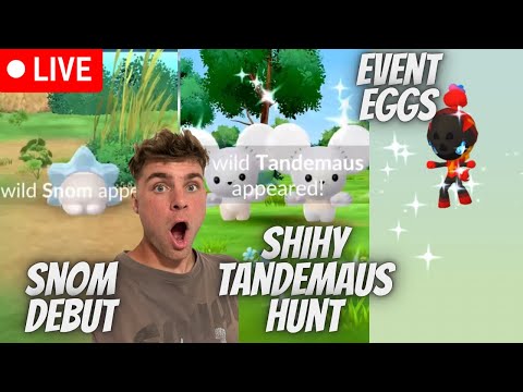 ホビーの動画サムネイル - ✨NEW Shiny Tandemaus Hunt, Snom Debut and Lugia Raid Hour LIVE!✨(SUBATHON DAY 15)