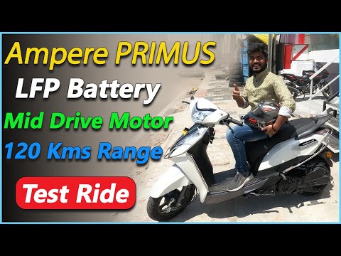 Ampere Primus Electric Scooter Ride Review | Latest Electric Scooters 2023 | Electric Vehicles India