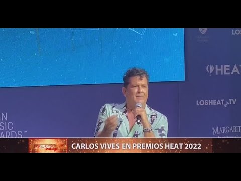Carlos Vives en premios Heat 2022