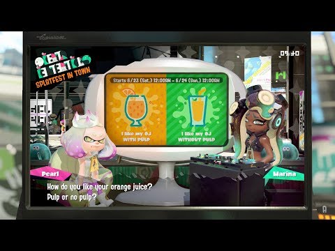 Splatoon 2 - Splatfest Announcement I like my OJ with Pulp VS Without Pulp!