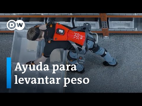 Exoesqueletos diseñados para proteger la espalda al levantar pesos
