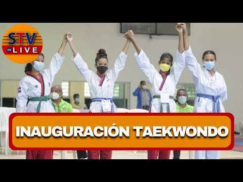 Ministro de Deportes y Recreación Francisco Camacho R. Inaugura el Taekwondo