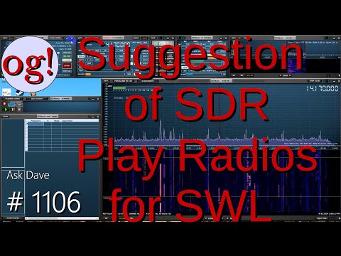 Suggestion of SDR Play Radios for SWL  (#1106)