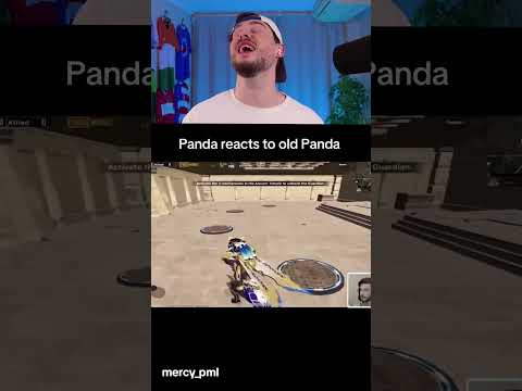 Panda reacts to old panda 🥹