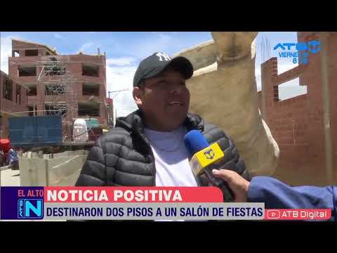 Inauguración del nuevo cholet Cristo Redentor en El Alto