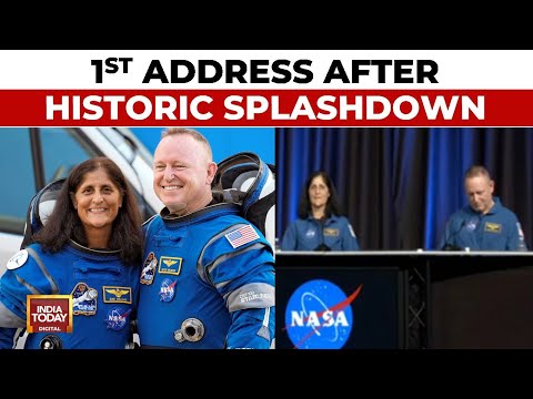 NASA Astronauts Sunita WIlliams & Butch Wilmore Share Space Experience: India's Beauty From Above