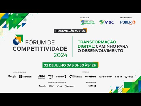 Fórum de Competitividade 2024 | Transformação digital: caminho para o desenvolvimento