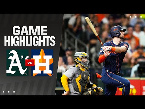 As vs. Astros Game Highlights (5/13/24) | MLB Highlights