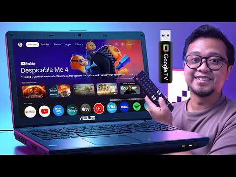 GOKIL! Buat GOOGLE TV 13 PORTABLE Pakai Flashdisk Bisa Jalan Di Laptop Kentang