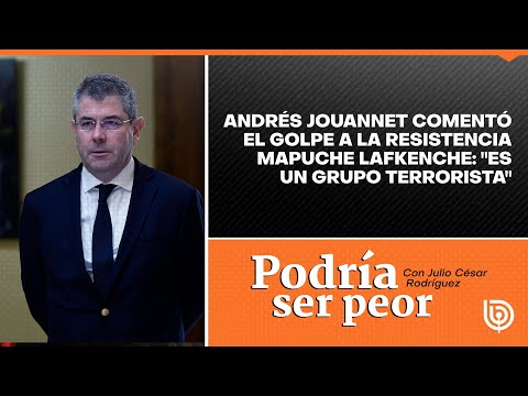 Andrés Jouannet comentó el golpe a la Resistencia Mapuche Lafkenche: Es un grupo terrorista