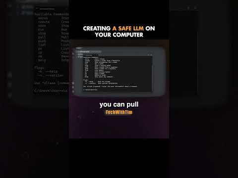 How to create a safe LLM on your computer.