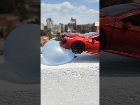 luxury Car Vs Balloon💥 #cars #shorts #miniature