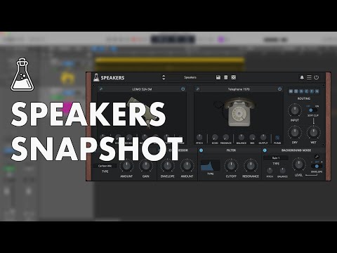 Speakers Snapshot Tutorial - AudioThing