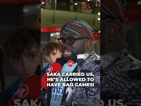 We’ve overplayed Saka for years, so <strong>back</strong> him when he’s not at his <strong>best</strong>! 🫵 #FanCams