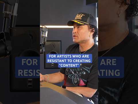 For artists who are resistant to creating “content” #diyartist #musicmarketing