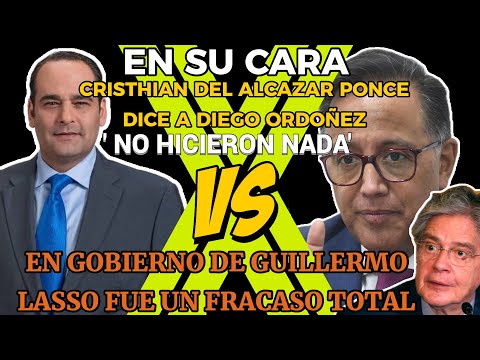 ChristianDelAlcázarPonceArremete contra DiegoOrdóñez, Alegando Fallos Graves en el Gobierno de Lasso