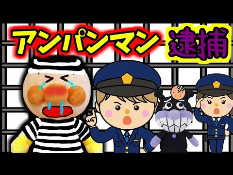 アンパンマン読み聞かせアニメ☆お友達をたたく子は逮捕しちゃうぞ！ たたく 幼稚園 保育園 お友達 パオカー いじわる けんか あんぱんまん ばいきんまん おまわりさん Anpanman toy