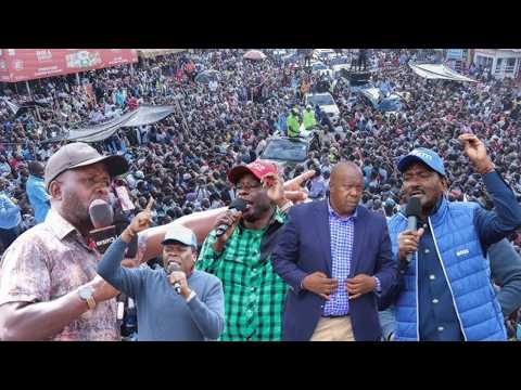 LIVE; GACHAGUA, KALONZO, MATIANG'I ADDRESSING MERU RESIDENTS!