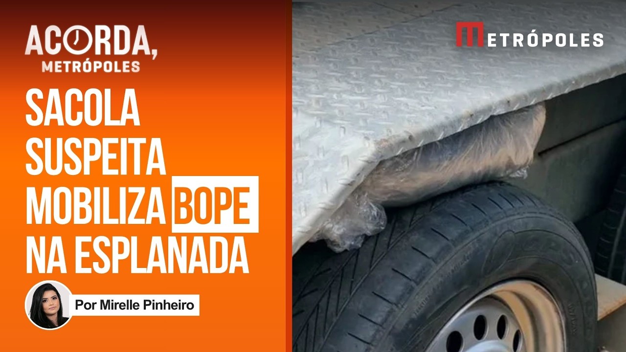 Ação antibomba termina após PM abrir sacola suspeita