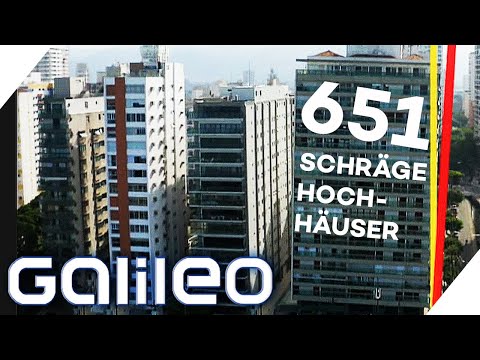 Eine Stadt in Schieflage: Die 651 schrägen Hochhäuser von Santos | Galileo | ProSieben