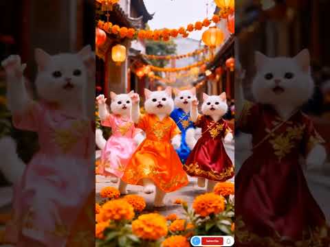 cat Dance video Shorts 😂😂#catstory #catsofinsta #aicatstory #catlovers #cat #aicat #cartoon