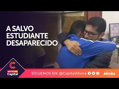 Encontraron a salvo el universitario que desapareció el 21 de abril