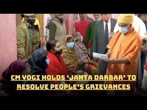 CM Yogi Holds ‘Janta Darbar’ To Resolve People’s Grievances In Gorakhpur | Catch News