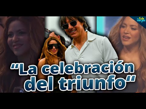 Shakira MUJER DEL AÑO celebra su triunfo junto a sus hijos y con el actor de Hollywood Tom Cruise.