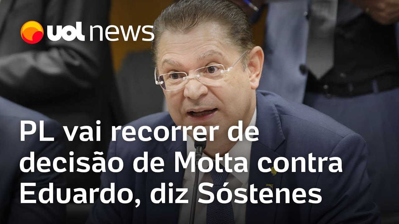 PL vai recorrer de decisão de Motta contra Eduardo Bolsonaro diz Sóstenes