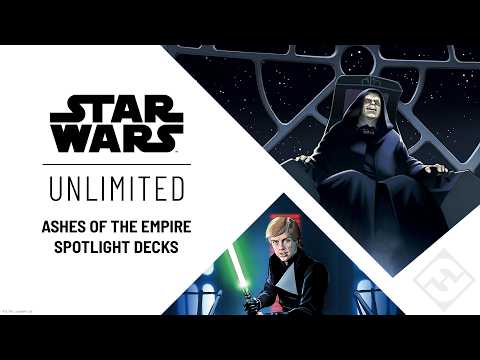 Star Wars: Unlimited – Ashes of the Empire Spotlight Deck Gameplay